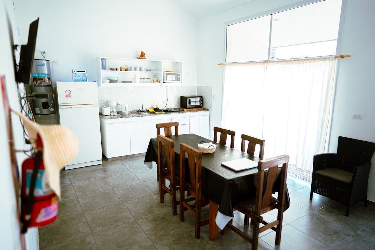Living comedor con cocina integrada